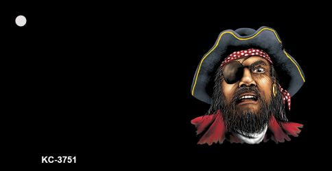 Pirate OffSet Novelty Aluminum Key Chain KC-3751