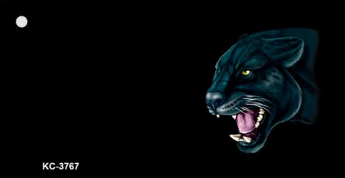 Panther OffSet Novelty Aluminum Key Chain KC-3767