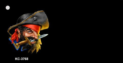 Pirate OffSet Novelty Aluminum Key Chain KC-3768