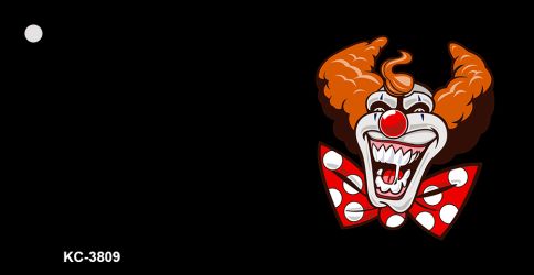 Clown OffSet Novelty Aluminum Key Chain KC-3809