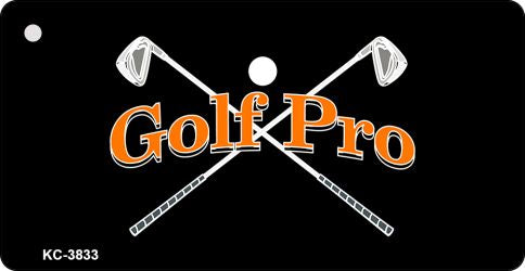 Golf Pro Novelty Aluminum Key Chain KC-3833
