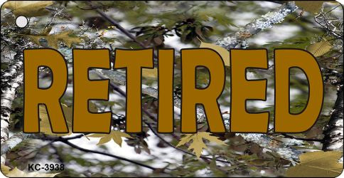 Retired Camo Novelty Aluminum Key Chain KC-3938