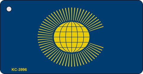 Commonwealth Flag Novelty Aluminum Key Chain KC-3996