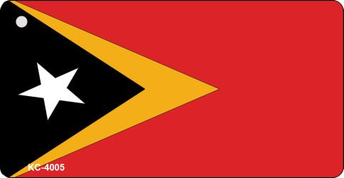 East Timor Flag Novelty Aluminum Key Chain KC-4005
