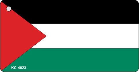 Palestine Flag Novelty Aluminum Key Chain KC-4023