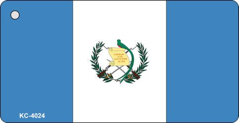 Guatemala Flag Novelty Aluminum Key Chain KC-4024