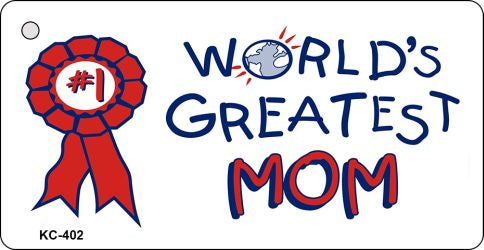 Greatest Mom Novelty Aluminum Key Chain KC-402