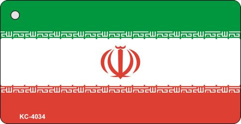 Iran Flag Novelty Aluminum Key Chain KC-4034