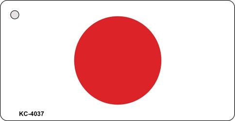 Japan Flag Novelty Aluminum Key Chain KC-4037