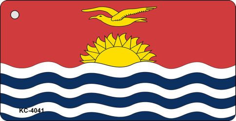 Kiribati Flag Novelty Aluminum Key Chain KC-4041