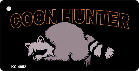 Coon Hunter Novelty Aluminum Key Chain KC-4052