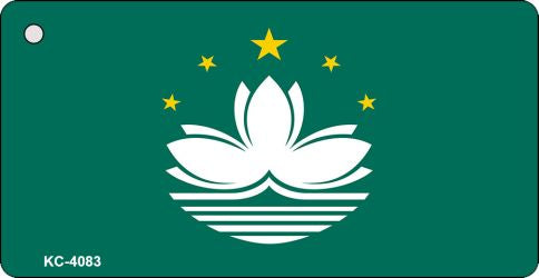 Macao Flag Novelty Aluminum Key Chain KC-4083