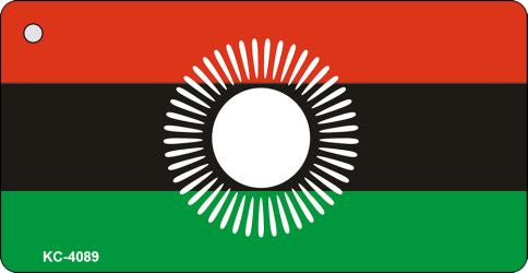 Malawi Flag Novelty Aluminum Key Chain KC-4089