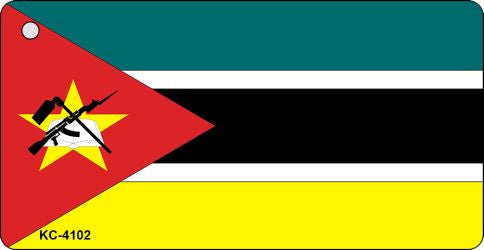 Mozambique Flag Novelty Aluminum Key Chain KC-4102