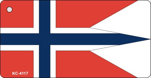 Norway-NS Flag Novelty Aluminum Key Chain KC-4117