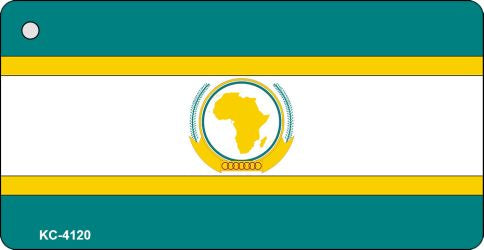 Organization African Unity Flag Novelty Aluminum Key Chain KC-4120