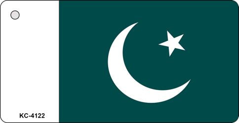 Pakistan Flag Novelty Aluminum Key Chain KC-4122