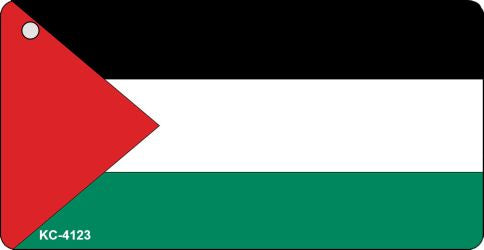 Palestine Flag Novelty Aluminum Key Chain KC-4123