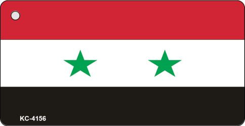 Syria Flag Novelty Aluminum Key Chain KC-4156