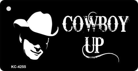 Cowboy Up Novelty Aluminum Key Chain KC-4255