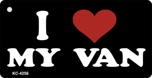 Love My Van Novelty Aluminum Key Chain KC-4256