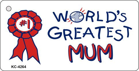 Greatest Mum Novelty Aluminum Key Chain KC-4264
