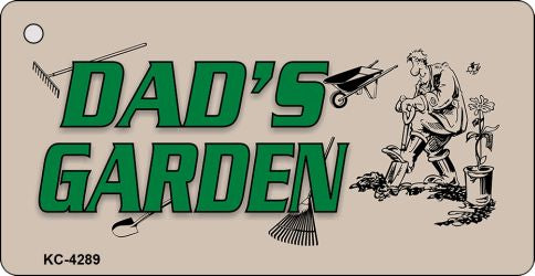Dads Garden Novelty Aluminum Key Chain KC-4289