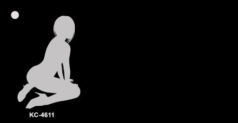 Dancer Offset Novelty Aluminum Key Chain KC-4611