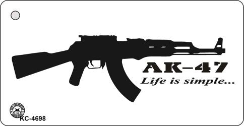 AK-47 Novelty Aluminum Key Chain KC-4698