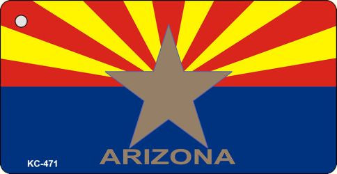 Arizona Flag Novelty Aluminum Key Chain KC-471