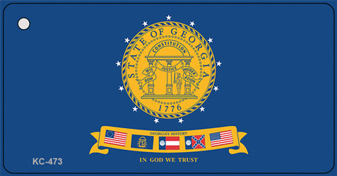 Georgia State Seal Novelty Aluminum Key Chain KC-473