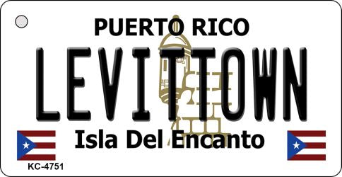Levittown Puerto Rico Flag Novelty Aluminum Key Chain KC-4751
