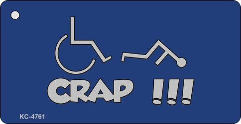 Crap Novelty Aluminum Key Chain KC-4761