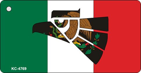 Made In Mexico Flag Novelty Aluminum Key Chain KC-4769