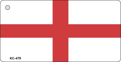 England Flag Novelty Aluminum Key Chain KC-479