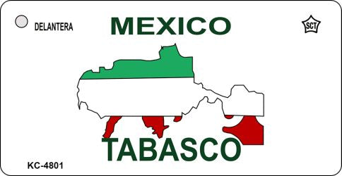 Tabasco Mexico Blank Novelty Metal Key Chain KC-4801