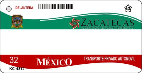 Zacatecas Mexico Blank Novelty Metal Key Chain KC-4812