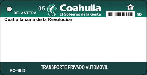 Coahuila Mexico Blank Novelty Metal Key Chain KC-4813
