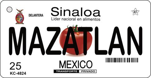 Mazatlan Mexico Novelty Metal Key Chain KC-4824