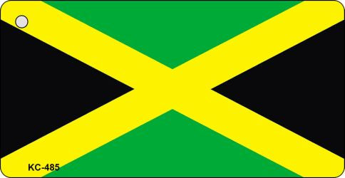 Jamaica Flag Novelty Aluminum Key Chain KC-485