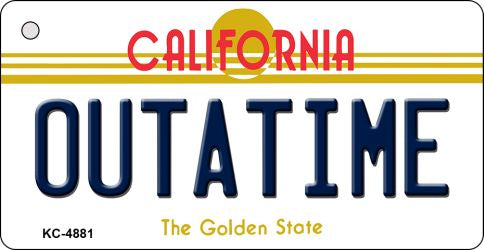 California Outtatime Novelty Metal Key Chain KC-4881