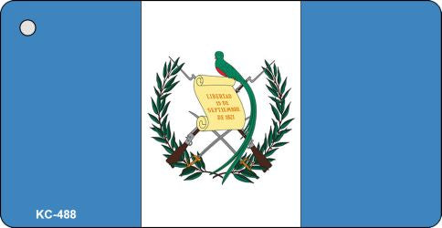 Guatemala Flag Novelty Aluminum Key Chain KC-488
