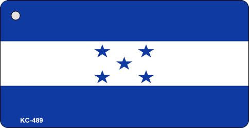 Honduras Flag Novelty Aluminum Key Chain KC-489