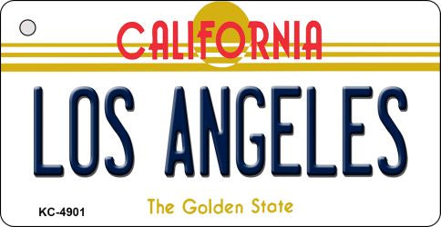 Los Angeles California State License Plate Tag Key Chain KC-4901