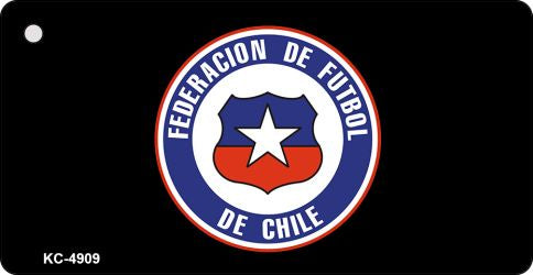 Federacion De Futbol De Chili Flag Novelty Aluminum Key Chain KC-4909