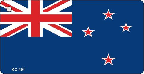 New Zealand Flag Novelty Aluminum Key Chain KC-491