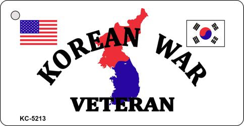 Korean War Veteran Novelty Aluminum Key Chain KC-5213