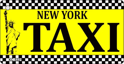 New York Taxi Novelty Aluminum Key Chain KC-5221