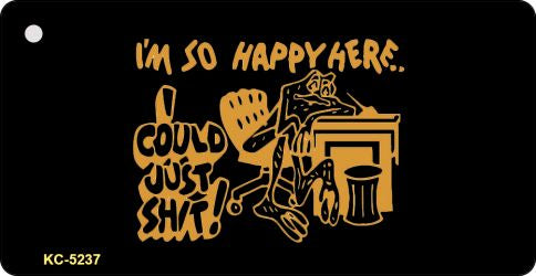 I'm So Happy Novelty Aluminum Key Chain KC-5237