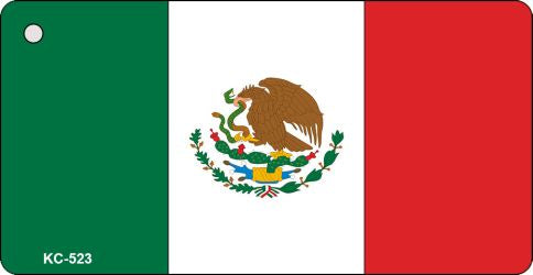 Mexico Flag Novelty Aluminum Key Chain KC-523